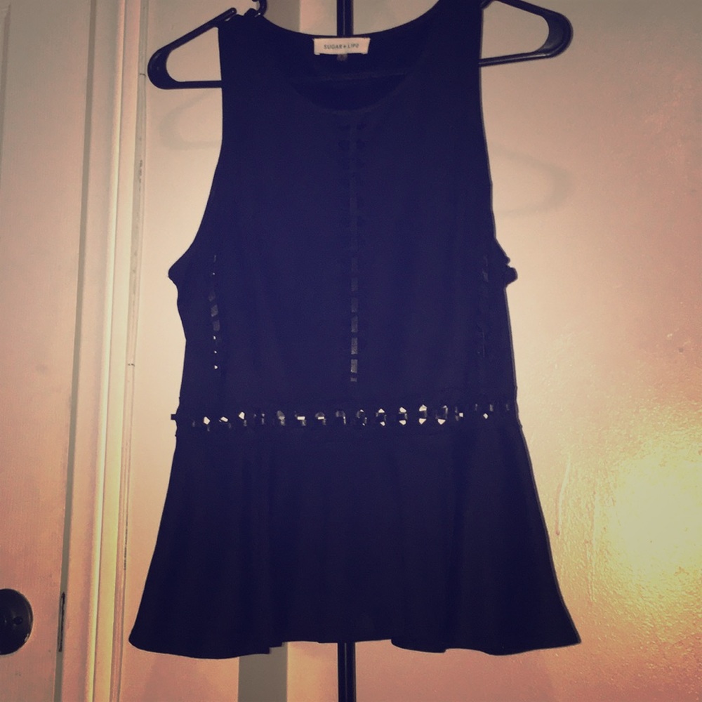 Sugar Lips Suede Tank.